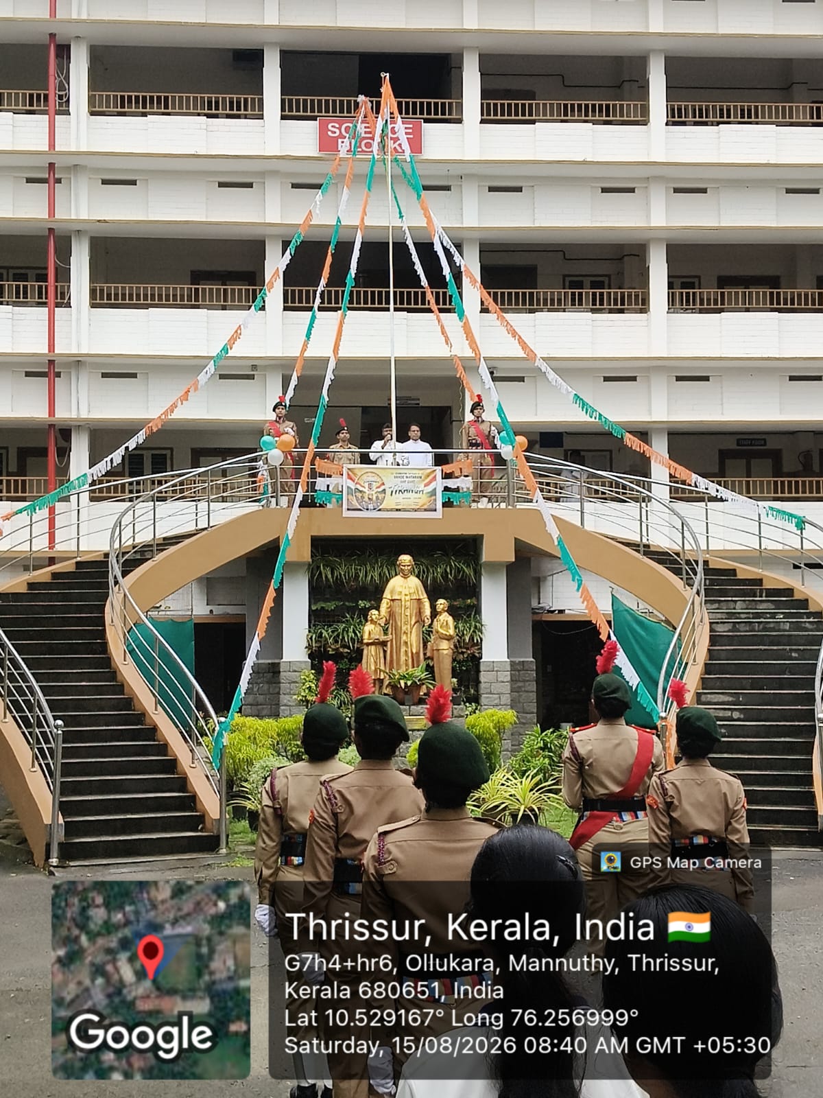 Don Bosco College, Mannuthy Celebrates Independence Day with Patriotic Fervour