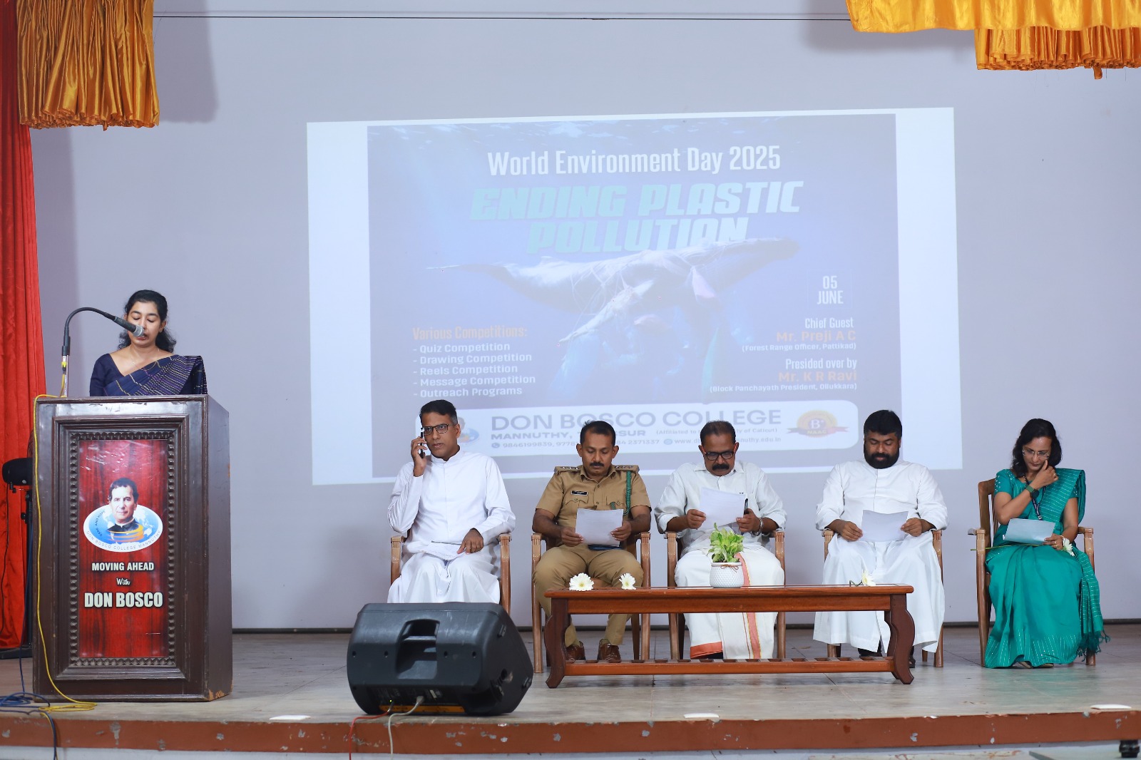 World Environment Day 2025: Don Bosco College Hosts Awareness Program and Reels Competition on Plastic Pollution
