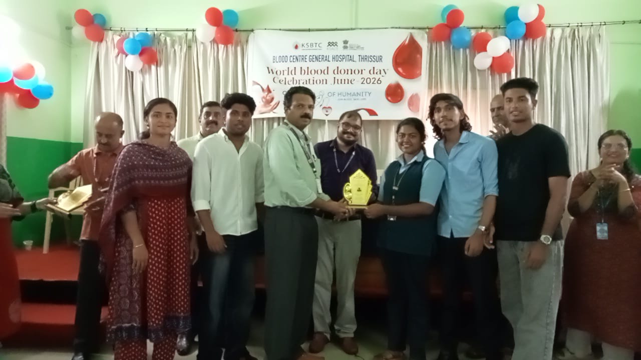 Don Bosco College NSS Unit Honoured for Outstanding Contribution to Voluntary Blood Donation