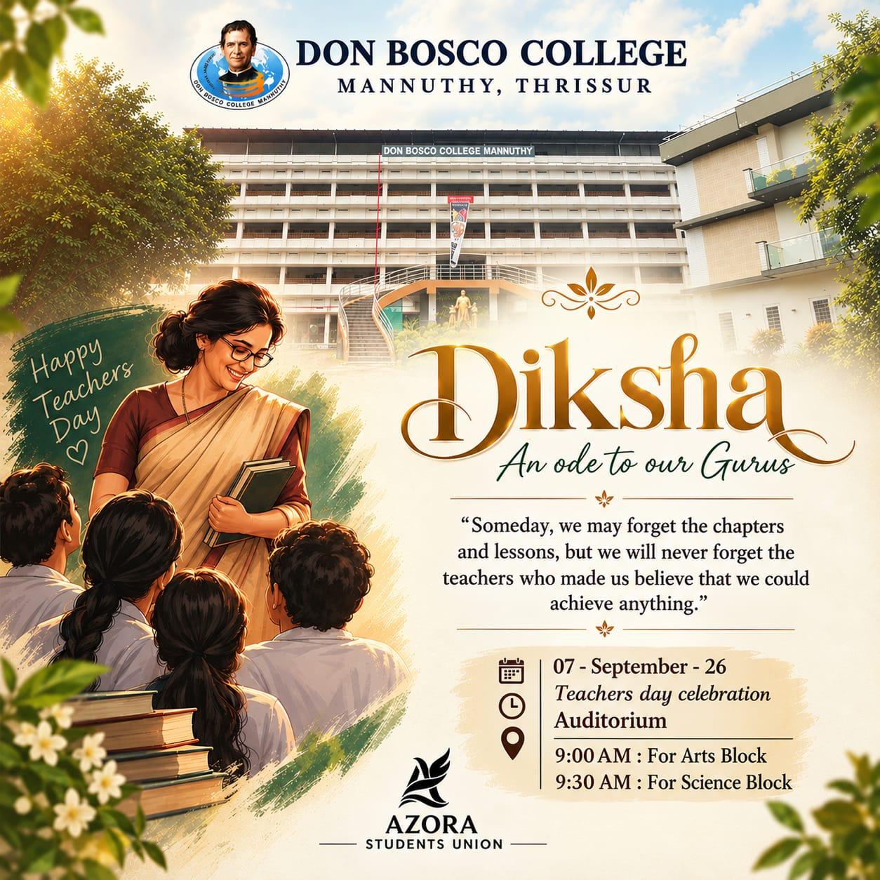 Teachers’ Day Celebration – Diksha